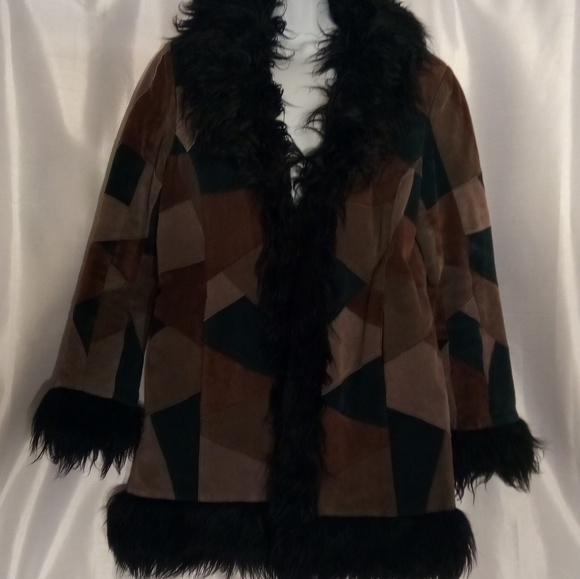 esprit patchwork coat